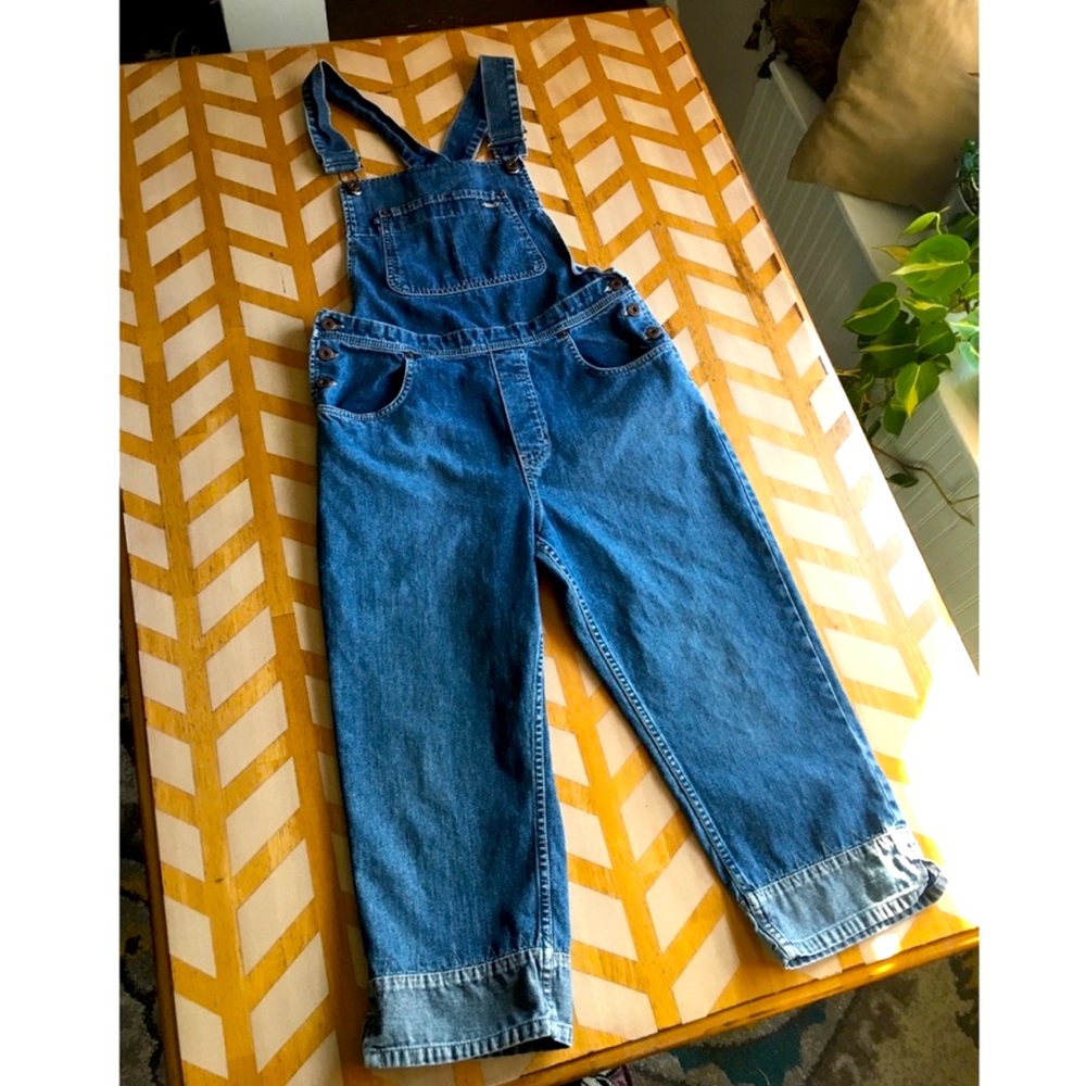 Vintage Silver Jean Overalls